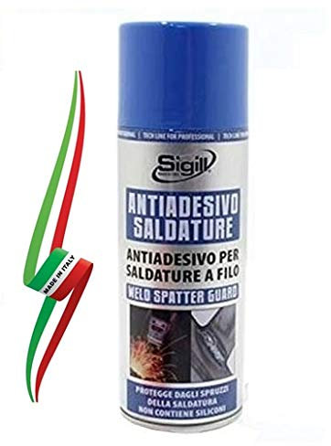 ANTI ADESIVO SPRAY PER SALDATURE A FILO SENZA SILICONE 400ml SIGILL 100% ITALY