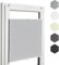 Home-Vision® Premium Doppelplissee Wabenplissee ohne Bohren mit Klemmfix (Weiß-Grau, B80cm x H200cm) Modern Klemmfix Blickdicht Plissee Sonnenschutz Hitzeschutz Jalousie für Fenster Thermo
