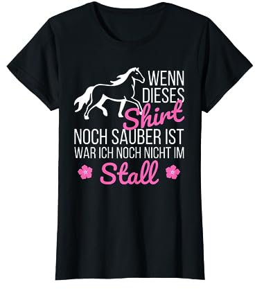Reit Damen Reitbekleidung Damen für Pferdeliebhaber - Pferde T-Shirt