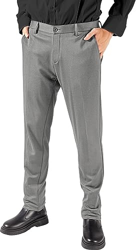 RE&X JEANS COUTURE Herrbyxor Eleganta Fleece Byxor Premium Fleece Byxor Herr Erbjudande Formella Tillfällen Dating, Gr, 40