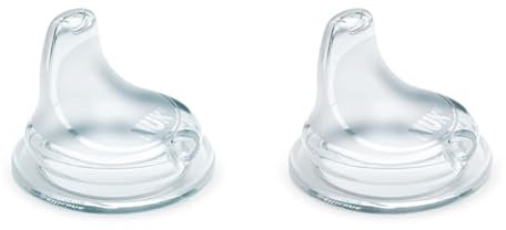 NUK First Choice Learner Cup Silicone Replacement Non-Spill Spout 6mths+ (Pack of 2)