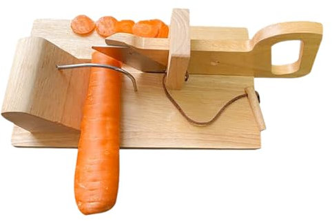 Affettatrice per salsicce, Tagliasalsicce per uso domestico in legno da cucina rimovibile, Strumento universale per affettare salumi, carne e formaggio, Affettatrice manuale per salsicce per la casa,