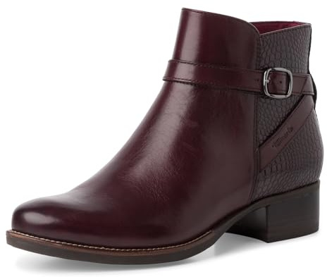 Tamaris Bottines tendance pour femme 1-25394-43 Bordeaux, 37 EU, bordeaux, 37 EU