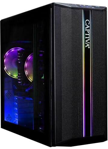 Captiva PC Highend Gaming R98-163 | AMD Ryzen 7 5700X | 32GB DDR4 RAM | NVIDIA GeForce RTX 5070 12GB | 1 TB SSD | Windows 11 Home