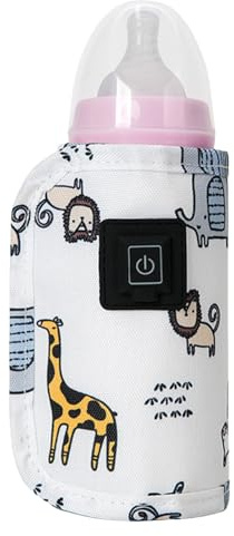 Calentador de biberones USB – 30 x 15 cm, de viaje de calentamiento rápido, recipiente de leche inteligente para botellas, fácil calentamiento, fiable mamá lactante, calentador de fórmula