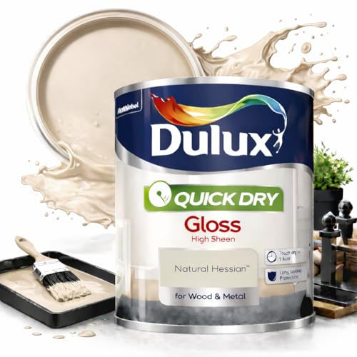 AXpower Inspirational Technology Empowering People Quick Dry Gloss Paint 750ml Natural Hessian | Covers up to 9m² per Coat | Durable High Shine Finish for Wood & Metal