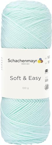 Schachenmayr Handstrickgarne Soft & Easy, 100G Mint 9807353-00066, 20 x 7 x 7 cm