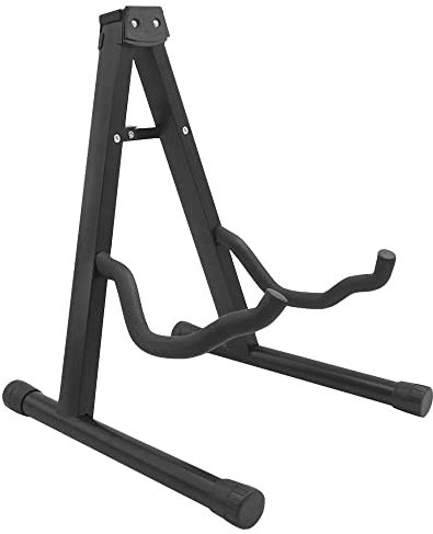 OcioDual Gitarrenständer akustikgitarre A Rahmen Faltbar Universal Bass Guitar Stand für Electric Guitar e-Gitarre Akustik Gitarre Klassische Banjo Gitarren Ukulele Ständer Gitarrenständer Holz