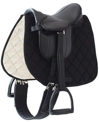 German Riding Sattelset Little Star schwarz