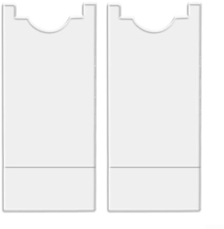 Lot de 2 entretoises murales de sécurité incendie en acrylique transparent pour canapé et lit, protection contre la chaleur et accès facile aux prises de courant
