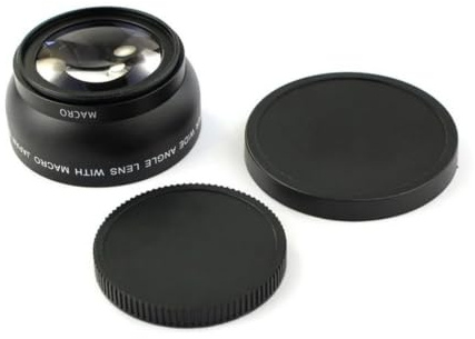 Lente Gran Angular 58mm 0.45x, Compatible con Canon, EOS 4000D