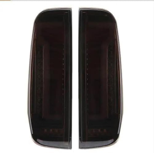 Bilstyling Bakljus Röd Bromslampa Bromsljus Varningslampa För Nissan För Navara D40 För Frontier 2005-2015(Dark Grey)