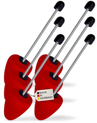 DELFA Samty Schuhspanner mit Spiralfeder Universal Größe 35-38 - Schaumstoff Schuhformer Schuhstrecker - Set zu 3 Paar für Damen Pumps