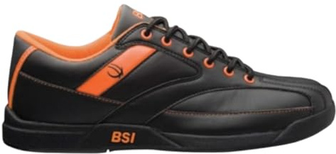 BSI Men's Sport Bowling Shoe Black/Orange Size 6.5