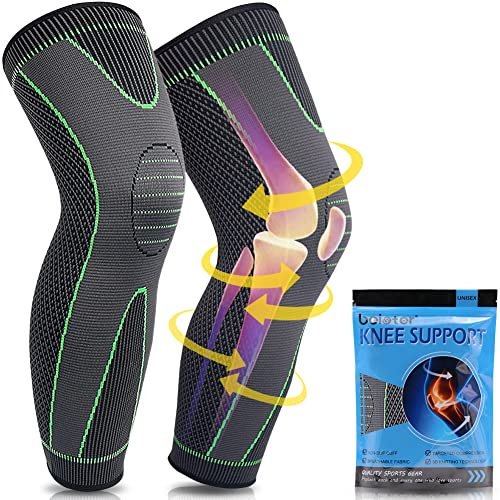 Beister Genouillère Sport, Attelle Genou Hommes/Femme, Respirantes Antidérapantes Élastique Compression Genouillères Médicale pour Mouvement, La course, Déchirure du Ménisque, Arthrite, Arthrose, etc.