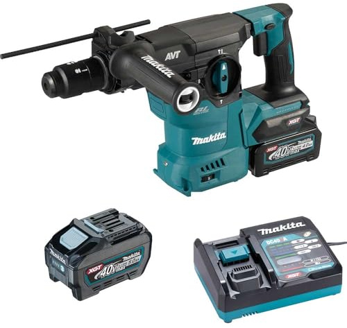 Makita HR009G 40v Max XGT Cordless SDS Plus Rotary Hammer Drill 2 x 5ah Li-ion