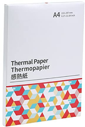A4 Thermodruck Papier für Mobiler Drucker M08F 200 Blatt Kompatibel für Tragbare Drucker HPRT MT800 MT800Q und Brother PJ762 PJ763MFi