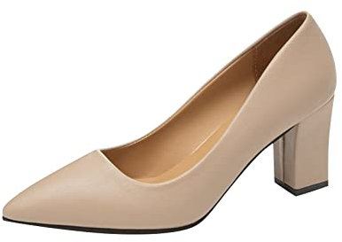 Dirndl Schuhe Damen mit Absatz Trachtenschuhe Dunkelblau Bequem Pumps Rockabilly Sexy Absatzschuhe High Heels Gothic Hochzeit Festliche Zum Kleid Elegant Riemchenpumps