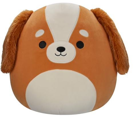 Squishmallows SQCR05413 - Ysabel der Spaniel 30 cm, offizielles Jazwares Plüsch, superweiches Kuscheltier