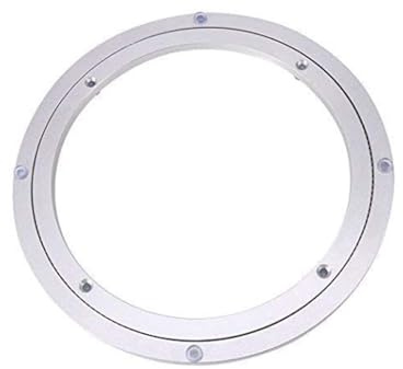 Plateau Tournant TV,Plaque Rotative Grand 60cm,Heavy Duty Mecanisme Plateau Tournant Table Lisse en Alliage D'aluminium pour D'affichages Meubles Service Show