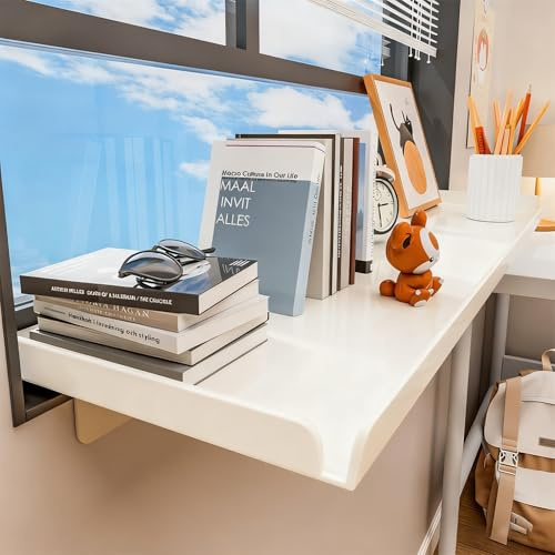 Extension de Rebord de Fenêtre Rallonge de Rebord de Fenêtre pour Livres et Clés, Étagère de Présentation en Acier Carbone, Rallonge de Comptoir Multifonctionnelle(L x W-40x15cm(15 3/4 x 5 7/8))