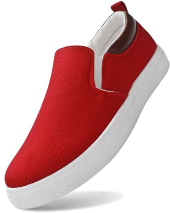 Sneaker Donna Scarpe da Passeggio Casual Tradizionali con Lacci e Rete Traspirante Sneakers Eleganti per Tempo Libero Adatte all'Oktoberfest attività all' (Red, 37)