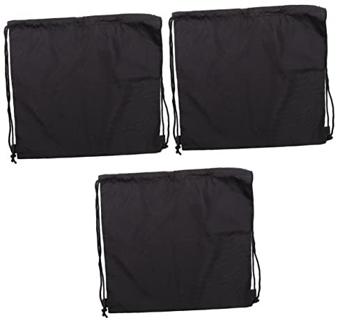 CLISPEED 3st Eishockey-Helm Skihelmtasche Sportrucksack Für Damen Fänger Tasche Lacrosse-Tasche Turnbeutel Helmabdeckung Strandtasche Männer Fußball Rucksack Stoff Fräulein Reiten Kordelzug