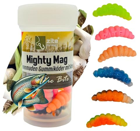 Zite Fishing Mighty Mag Mix 12 STK - Bienenmaden Imitat 2,8cm Forellenköder