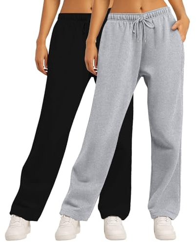 Cargo Pants for Women UK Wide Leg Yoga Pants Women Joggers Bottoms Wide Leg Trousers for UK Petite Trousers Joggers Women's Tracksuit Bottoms White