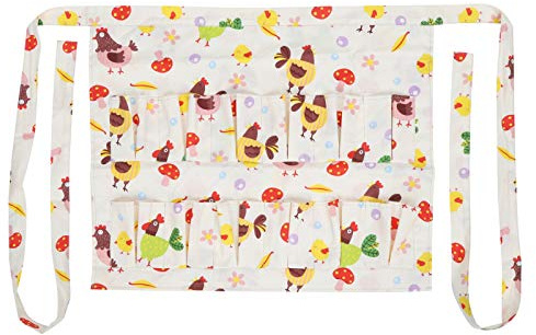 Tablier de protection pour la collecte des œufs, support de collecte de poulets à poches multiples pour cuisine de ferme (L)