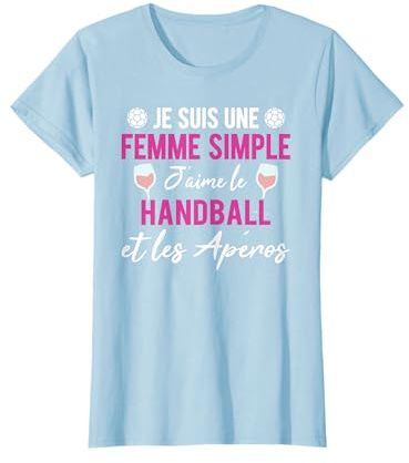Sport De Handball Femme Handball Et Apéros T-Shirt