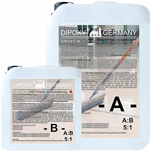 DIPOXY-2K-WEP-Primer-X-Grundierung (1,6kg (1,25kg A + 0,25kg B + 0,1kg Farbe), Schwarz)