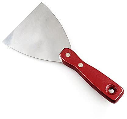 Cuchillo raspador de masilla, herramienta de pintores, removedor de pintura for madera, raspador, papel tapiz, hornear, masilla, parchar y pintar, 4 pulgadas (Size : 4inch)