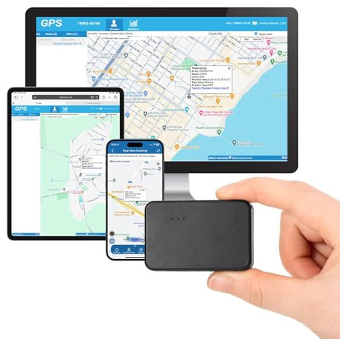 TKMARS Mini GPS Tracker Magnetic Car GPS Tracker 4G Worldwide Realtime Tracker Device Notification and Alarm with Free APP and SIM Card for Luggage, Kids, Truck, Caravan Waterproof TK903