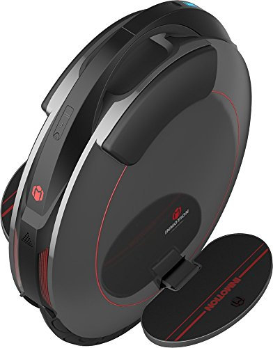 INMOTION Elektro-Laufrad V5F, Erwachsene, Schwarz, 1000W Motor, Reichweite bis zu 35km, Gedrosselte Geschwindigkeit 20km/h, 14 Luftreifen, Schlank und Leistungsstark