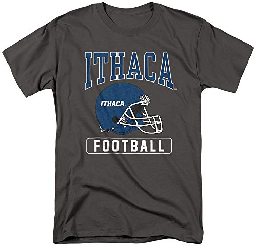 Ithaca College Official Football Helmet Unisex Adult T-Shirt, Football Helmet, Large