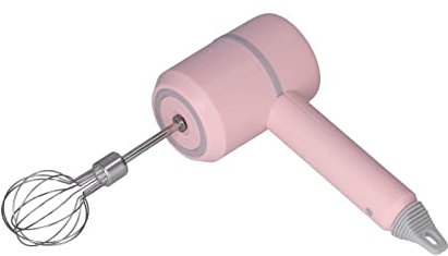 Sbattitore a Immersione Sbattitore Elettrico a Batteria Sbattitore Ad Alte Prestazioni Sbattitore da Cucina Sbattitore a 3 Velocità Frullatore Portatile Sbattitore a Immersione, USB(rosa)