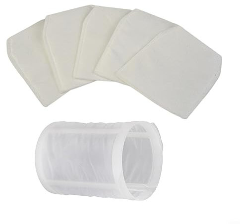 URPIZY Vorfilter + Filter für T-03193 Ersatz-Tuch-Staubsaugerfilter für XLC02, LC01 und BCL180 Staubsauger, Zubehör