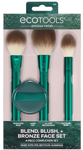 EcoTools Blend, Blush, + Bronze Face Kit, 4 Piece Limited Edition Gift Set