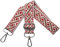 Taschengurte zum Wechseln Schultergurt für Tasche, Verstellbar Taschengurt Breit 3.8cm mit Silber Karabiner Schulterriemen Taschenband Umhängegurt Tragegurt für Handtaschen, Rot, R8