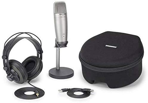 Samson - C01U Pro Podcasting Pack - Pack con microfono USB a condensatore e accessori