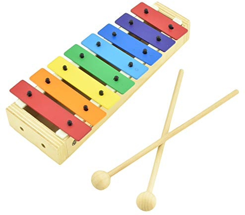 MUSICUBE Xylophone for Kids Wood Xylophone with Mallets Orff Music Instrument for Educational& Preschool Learning Baby Percussion Kit with Professional Tuning for Toddlers Gift Choice for Children age