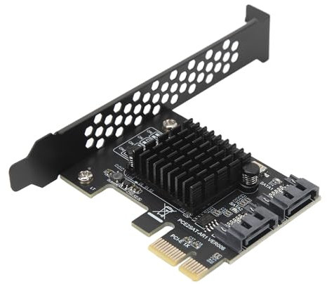 Tarjeta de Expansión PCIe a SATA3.0, Tarjeta Controladora Raid PCIe SATAIII de 2 Puertos,Compatible con Ranura PCI-E (1X 2X 4X 8X 16X),RAID0/RAID1/SPAN, para 8 10 11 Linux