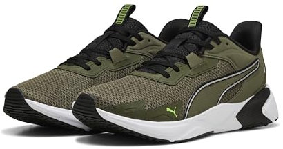 PUMA Unisex Disperse XT 4 Crosstrainer, Loden Green Black-Green Glare, 37.5 EU