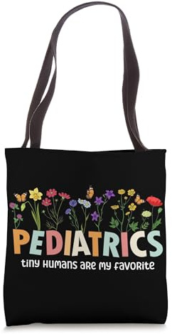 Funny PICU Pediatric Nurse Cute Pediatrician NICU Nurse Tote Bag