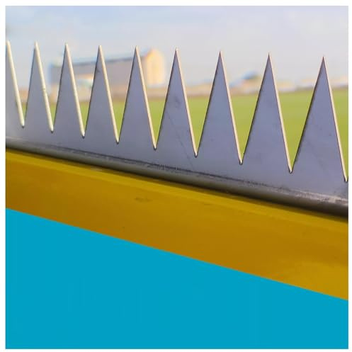 Sxlawesom Picos metálicos Resistentes para cercas Picos de Seguridad Anti-Escalada para prevenir robos, intrusiones y disuadir Animales (1 Unidad)