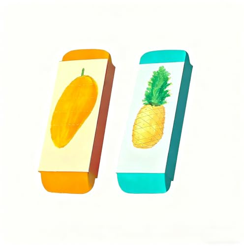 GZBABY Lot de 2 gommes géantes surdimensionnées, grand volume (orange, bleu)