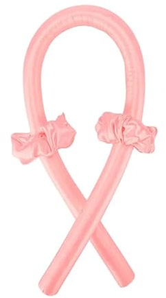 Tige de friser sans chaleur, bandeau, boucles, ruban, bigoudis, doux et paresseux, outils coiffure(Flamingo no Clip)