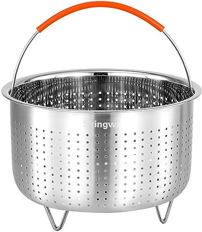 Steamer Basket for Instant Pot, Vegetable Steamer Basket Stainless Steel Steamer Basket Insert for Pots (3qt)