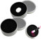 Pinceau de maquillage Nettoyer,Éponge Nettoyante pour Pinceaux de Maquillage,éponge de Nettoyage de Brosse de Maquillage + Boîte de Nettoyage de Brosse de Maquillage de Séparation Sèche et Humide,2 PC